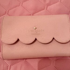 Kate Spade Blush Scalloped Wallet
